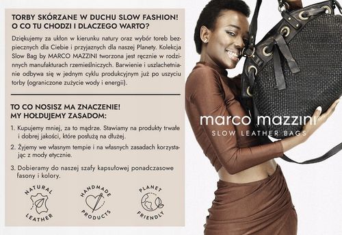 Torebka damska SKÓRZANA miejska Marco Mazzini na Arena.pl