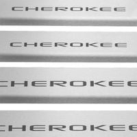 Listwa progowa JEEP CHEROKEE MK5 KL Stal nierdzewna 304 mat 4szt