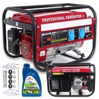 AGREGAT PRĄDOTWÓRCZY GENERATOR 3000W + OLEJ GRATIS
