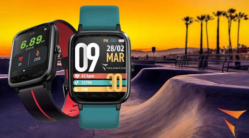SMARTWATCH TECHMADE MOVE POWIADOMIENIA EKG SEN na Arena.pl