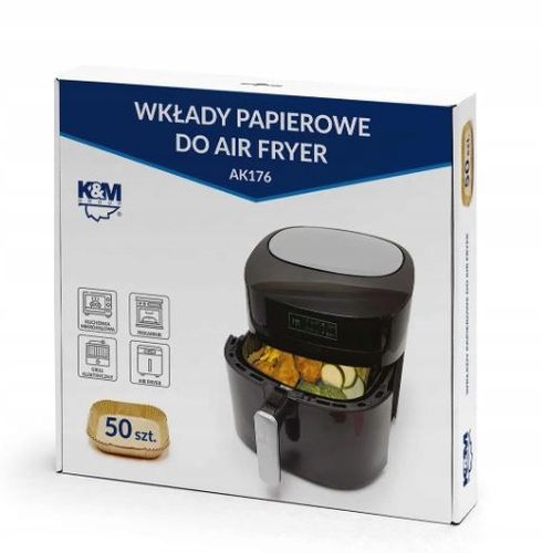 Wkład do frytkownicy beztłuszczowej kwadratowy AK176 K&M na Arena.pl