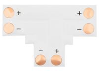 Konektor do taśm led typu "T" 10mm 2pin 1 szt, X4868