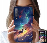 ETUI DO SAMSUNG A7 2018 - RENIFEREK SŁODKI RENIFER ŚWIĄTECZNY WZÓR