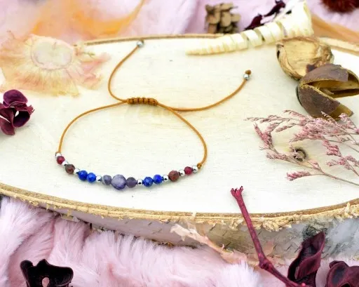 Bransoletka Znak Zodiaku BARAN Naturalne Kamienie Zodiak zdjęcie 9