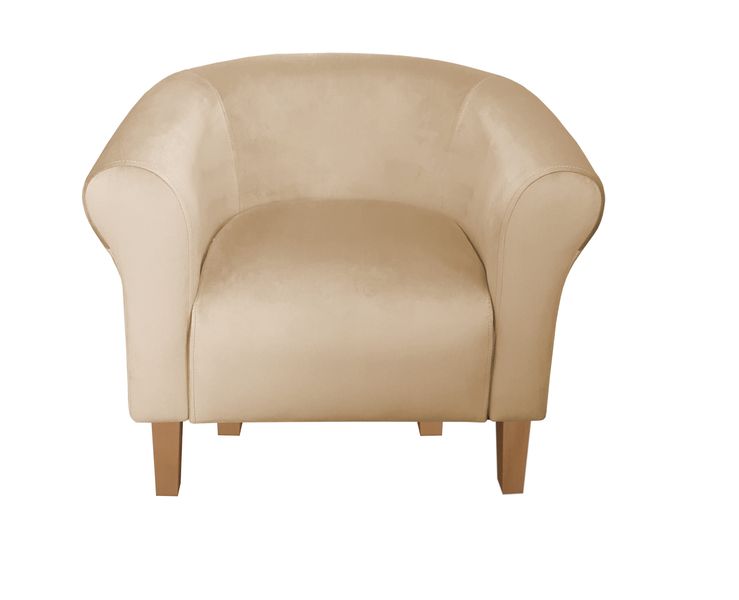 Fotel Milo nogi buk jasny brąz MG06 zdjęcie 2