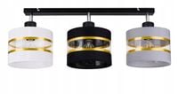 LAMPA plafon ruchomy żyrandol sufitowa ABAŻUR czarny zielony niebieski 20cm