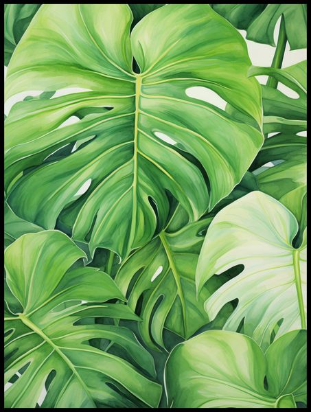 Plakat 75x100cm Tajemnice Liści zdjęcie 2