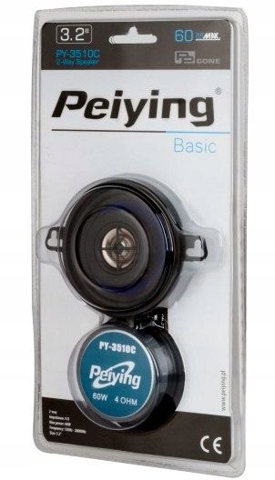 GŁOŚNIKI SAMOCHODOWE PEIYING PY-3510C 60W zdjęcie 1