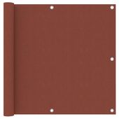 Parawan balkonowy, terrakota, 90x300 cm, tkanina Oxford