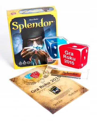 GRA PLANSZOWA EDUKACYJNA RODZINNA Splendor GRA dla dzieci 10+ 2-4 OSÓB zdjęcie 2