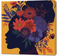 Obraz 100x100cm Botaniczna Muza