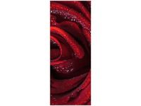 40X100CM BORDOWA RÓŻA OBRAZ PION