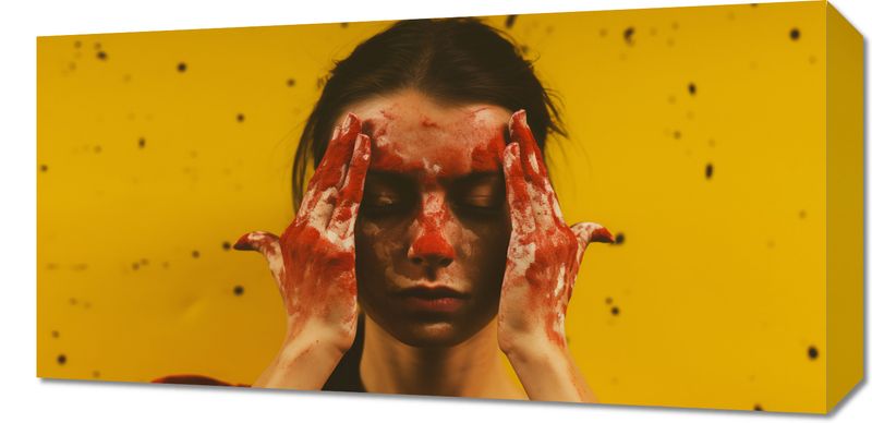 Obraz 60x30cm Dotyk Ekspresji Własnej zdjęcie 1
