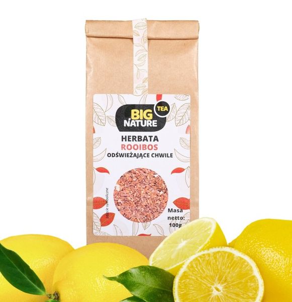 Herbata ROOIBOS ODŚWIEŻAJĄCE CHWILE 100g - BIG NATURE zdjęcie 1