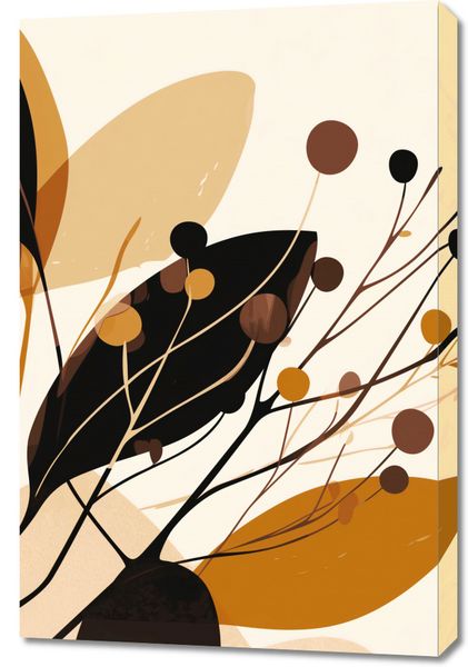 Obraz 60x90cm Jesienne Sylwety zdjęcie 1