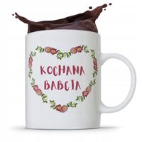 Kubek Dla Babci Na Imieniny Kochana Babcia Z Nadrukiem Ze Zdjęciem