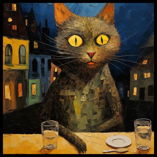 Plakat 50x50cm Nocny Obserwator na Arena.pl