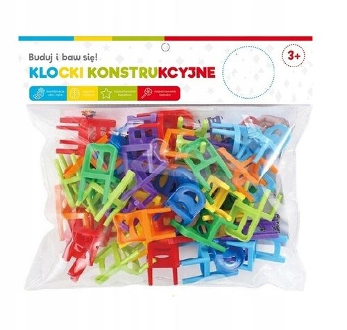 Klocki- Krzesełka konstrukcyjne KRZESŁA ASKATO na Arena.pl