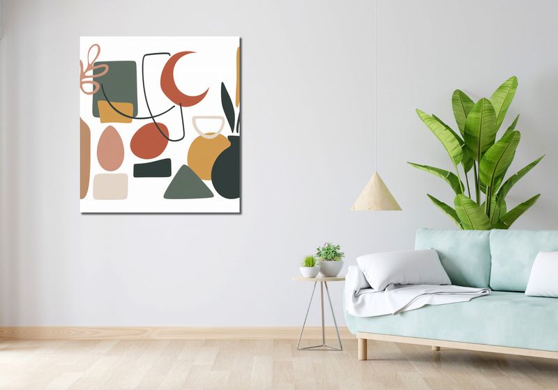 Obraz 90x100cm Formy Wyzwolone zdjęcie 2