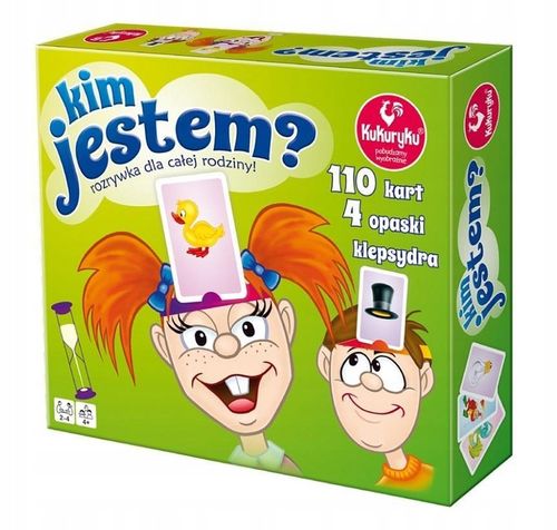 KIM JESTEM? Gra planszowa dla dzieci Kukuryku PL na Arena.pl