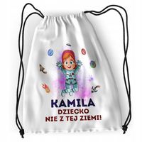 Plecak Sportowy Szkolny Dla Kamili Córki Dziecka Z Nadrukiem Ze Zdjęciem