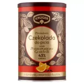 KRUGER CZEKOLADA DO PICIA POMARAŃCZA-GOŹDZIKI 220G PUSZKA