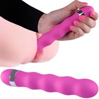 Silikonowy Wibrator, Sex Zabawka do Pochwy i Anala Różowy