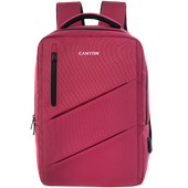 canyon plecak na laptopa bpe-5 miejski usb 15.6'' różowy