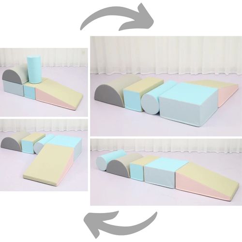 tor przeszkód dla dzieci Soft - kolorowy na Arena.pl