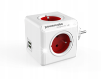 Listwa kostka zasilacz allocacoc PowerCube 4 gniazda 2xUSB