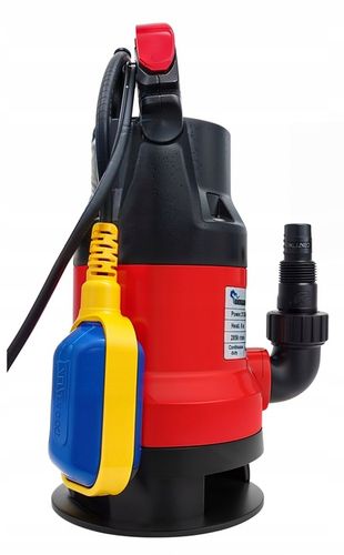 POMPA ZATAPIALNA DO WODY CZYSTEJ BRUDNEJ DESZCZÓWKI z PŁYWAKIEM 3150W mocna na Arena.pl