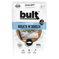 MOKRA KARMA DLA PSA BULT SASZETKA MIELONKA BOGATA W DORSZA 500G