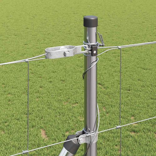 Ogrodzenie pastwiskowe Srebrny 50 x 1.4 m Stal galwanizowana na Arena.pl