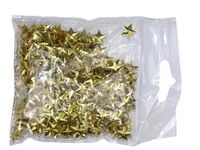 Cekiny gwiazdki złote 11 mm (15 g) WYPUKŁE