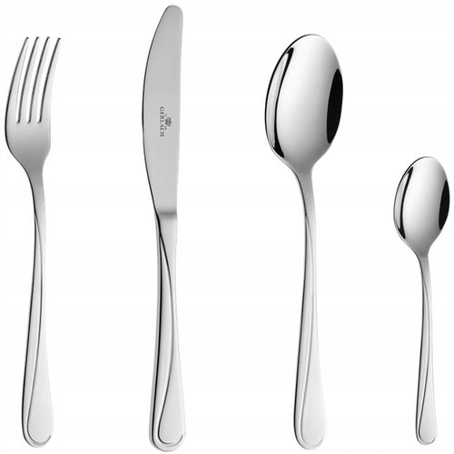 GERLACH KOMPLET ZESTAW SZTUĆCÓW SZTUĆCE PUDEŁKO POŁYSK MANGO 12 OSÓB na Arena.pl