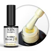 Baza kauczukowa Color Rubber Base 2in1 NTN Premium Butter Yellow 7g