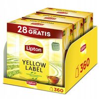 Lipton Herbata czarna ekspresowa YELLOW LABEL 3x120 torebek