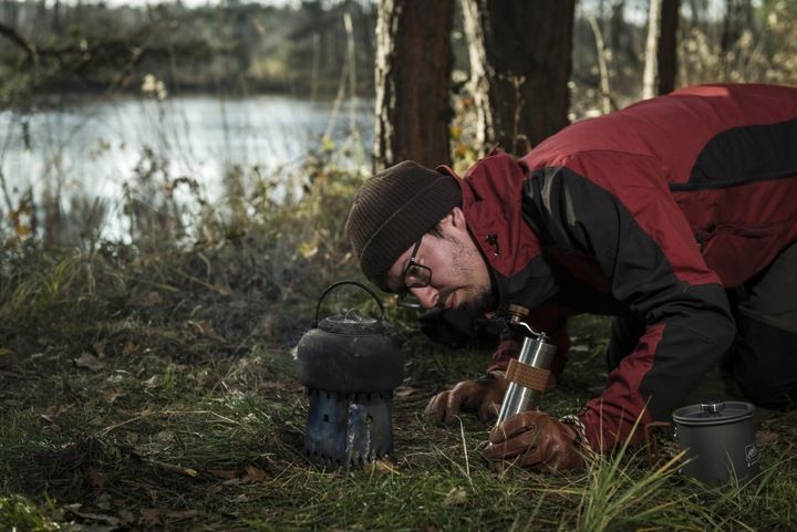HELIKON TURYSTYCZNY MŁYNEK DO KAWY RĘCZNY 50gr pojemności CAMP podróżny zdjęcie 4