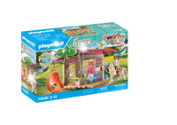 PLAYMOBIL KLOCKI KLUB MIŁOŚNIKÓW KONI 2 FIGURKI + KOŃ I AKCESORIA 71638