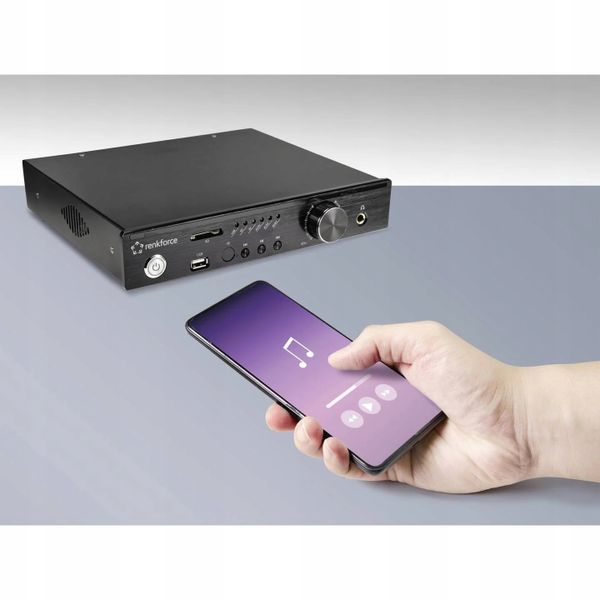 Wzmacniacz HiFi Bluetooth USB SD Pilot 2x 50W zdjęcie 4