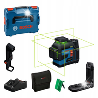Laser 3 wiązki , 3x360 stopni BOSCH GLL 12V-100-33 CG 0601065401 2Ah