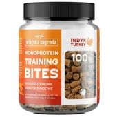 przysmak dla psa indyk kąski monoproteinowe treningowe 150g wiejska zagroda