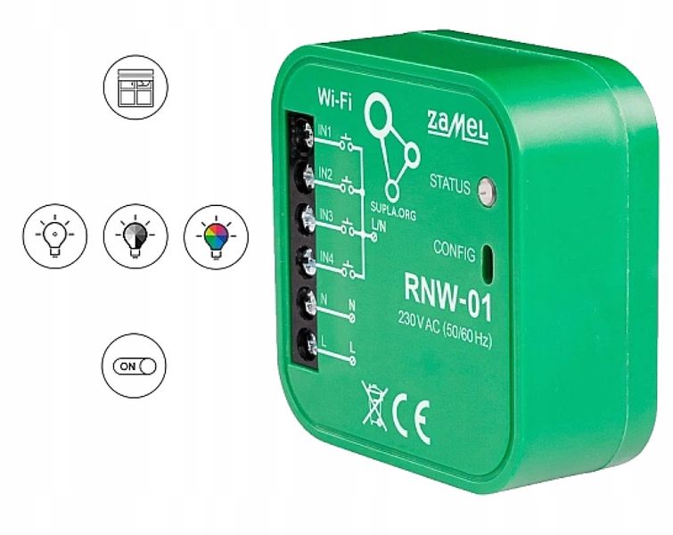 INTERFEJS WEJŚĆ RNW-01 Wi-Fi ZAMEL zdjęcie 14