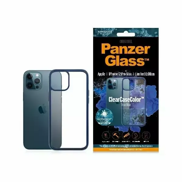 Etui PanzerGlass ClearCase do iPhone 12 Pro Max True Blue AB zdjęcie 1