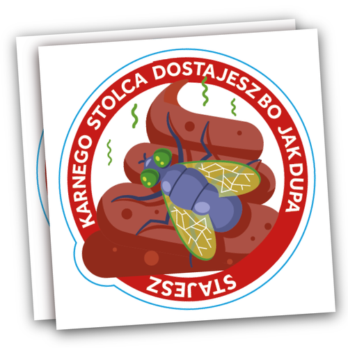 NAKLEJKI KARNE ŚMIESZNE 25 szt na Arena.pl