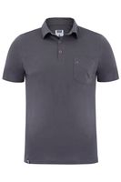 Koszulka męska polo stalowa Luca Rozmiar - M