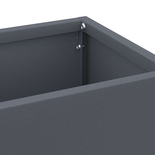 Stojak na parasol Antracyt 15.5 x 15.5 x 49 cm Stal na Arena.pl