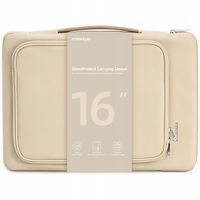 Torba na laptopa wodoodporna 15.6-16" InnoStyle beżowa, 3 komory