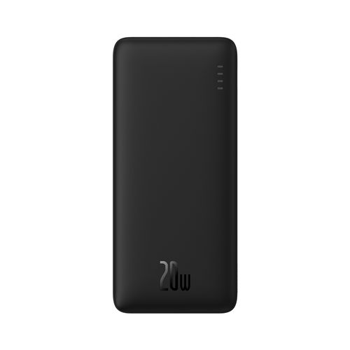 Powerbank Airpow 20W 10000mAh z kablem USB-A - USB-C 30cm - czarny na Arena.pl