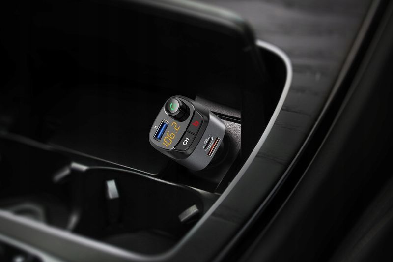 Feegar Transmiter Fm Bluetooth Ładowarka Qc 3.0 Pd zdjęcie 11